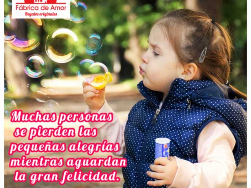 Muchas personas se pierden las pequeñas&nbsp;alegrías